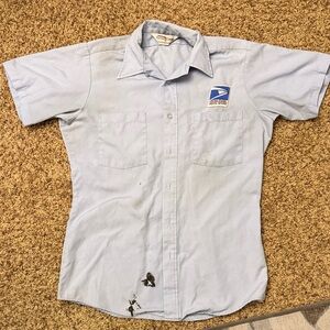 USPS button down Short Sleeve Shirt